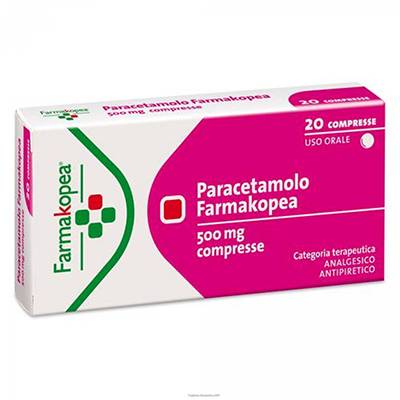 Farmakopea paracetamolo 20cpr